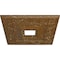 Ekena Millwork Eris Medallion (Canopies up to 9 7/8"), 18"W x 18"H x 3 1/2"ID x 1 1/8"P, Smokey Topaz Crackle CM18ERSTC - alternate 3